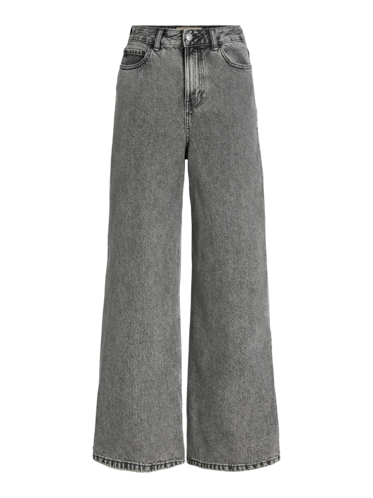 jeans gris wide