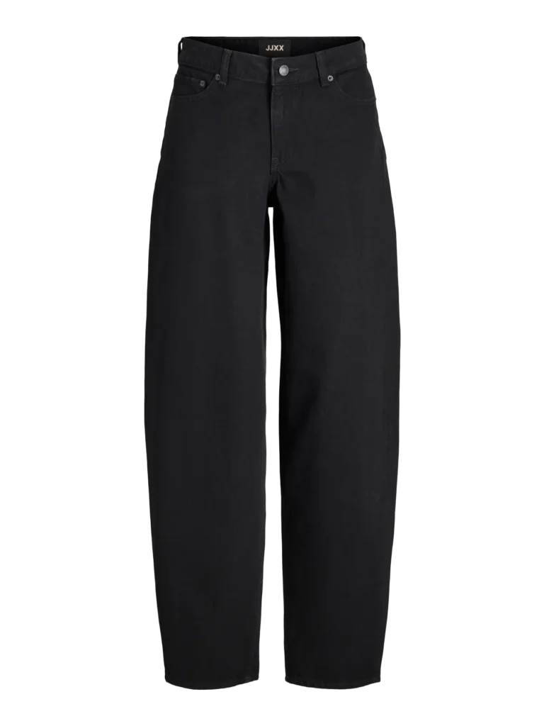 pantalon barrel noir