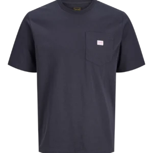 t shirt jj bleu poche