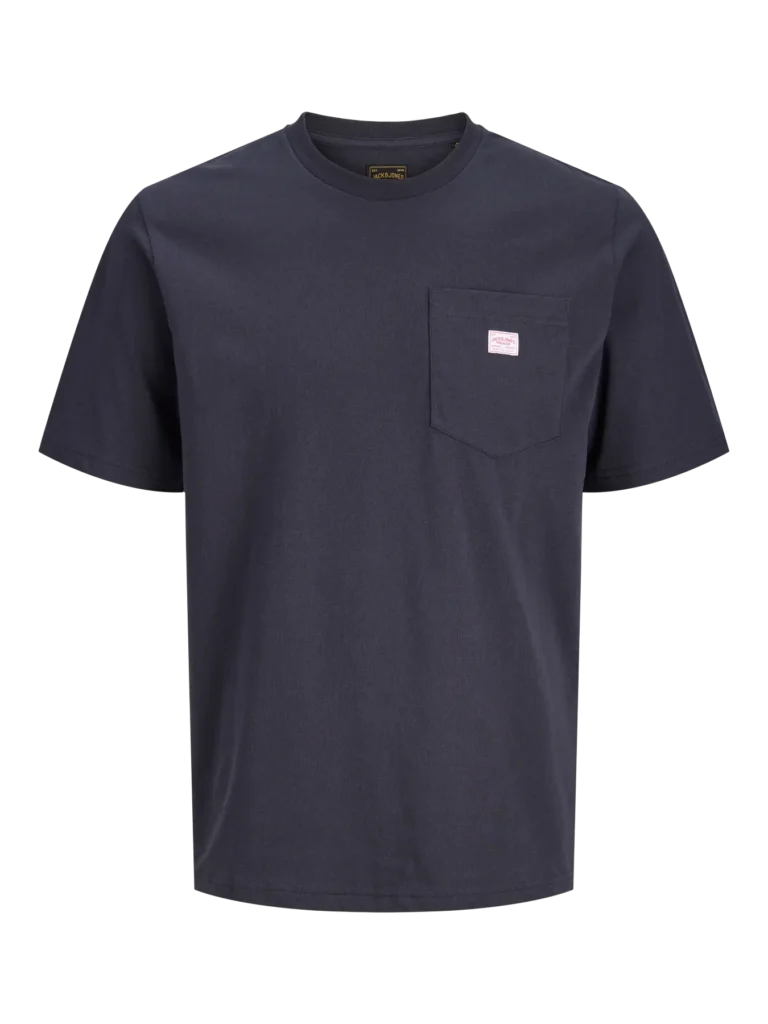 t shirt jj bleu poche