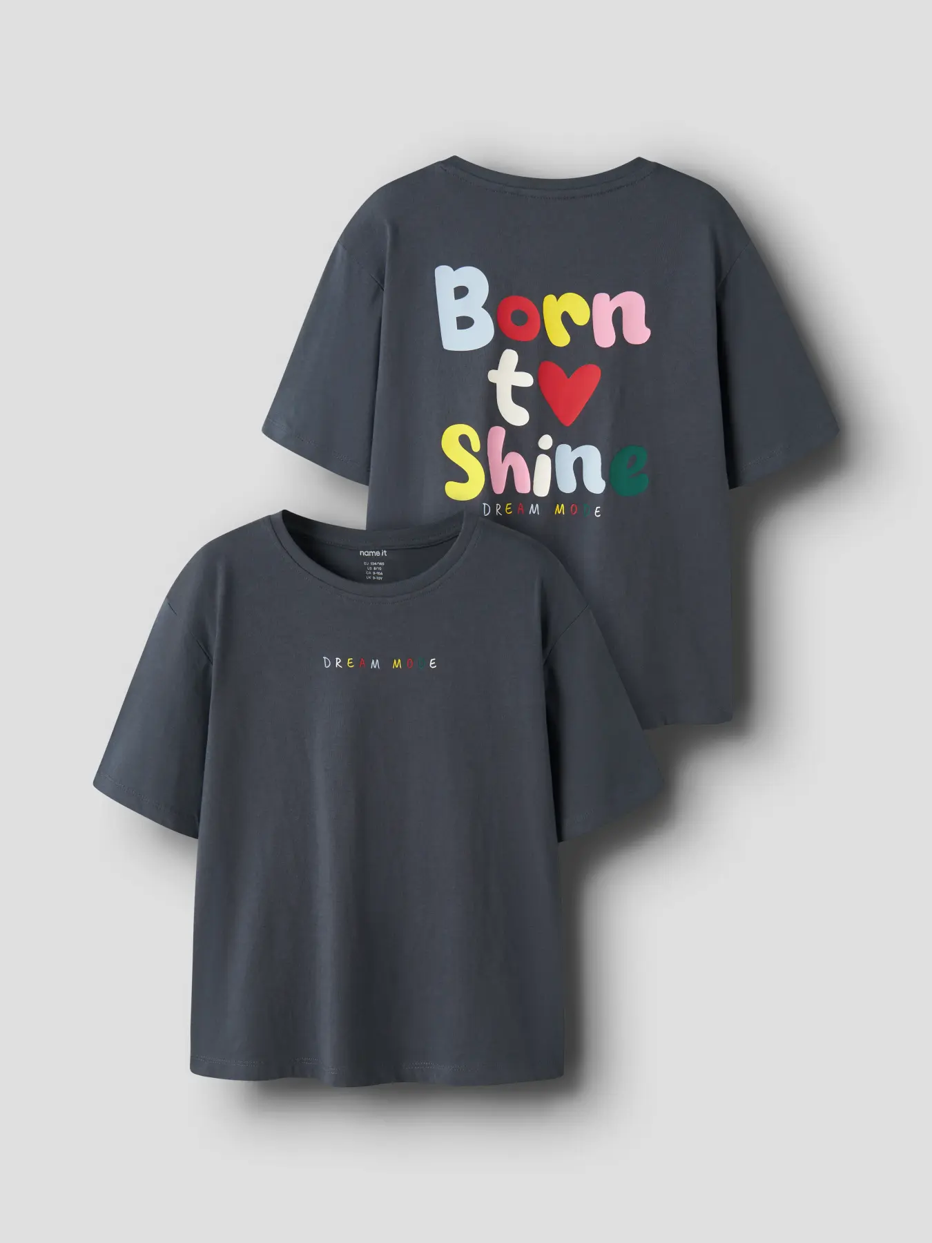 t shirt bleu "dream mode"