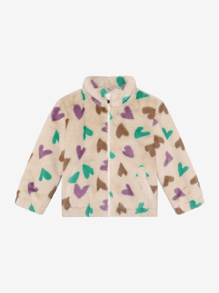 veste teddy coeurs