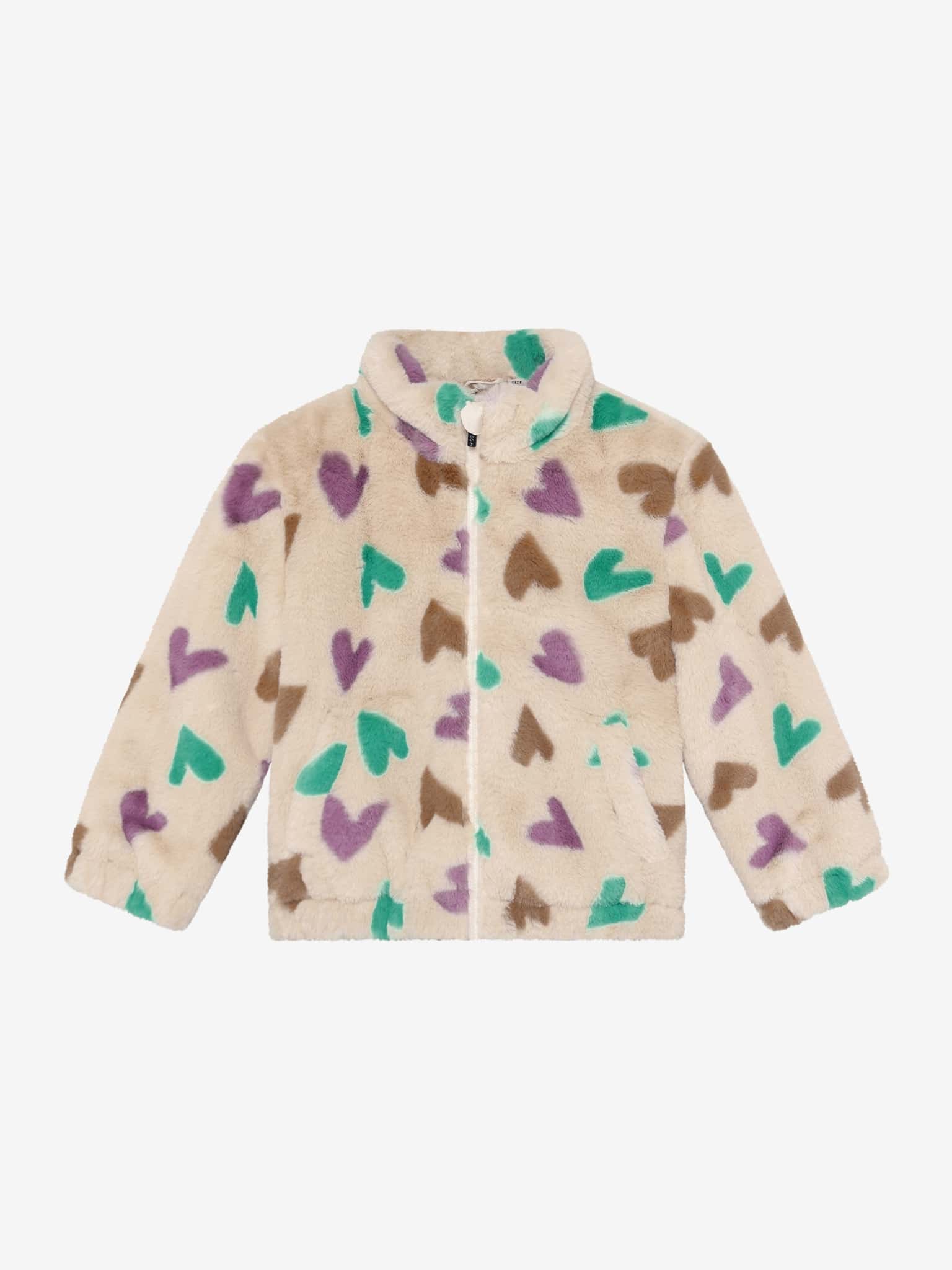 veste teddy coeurs