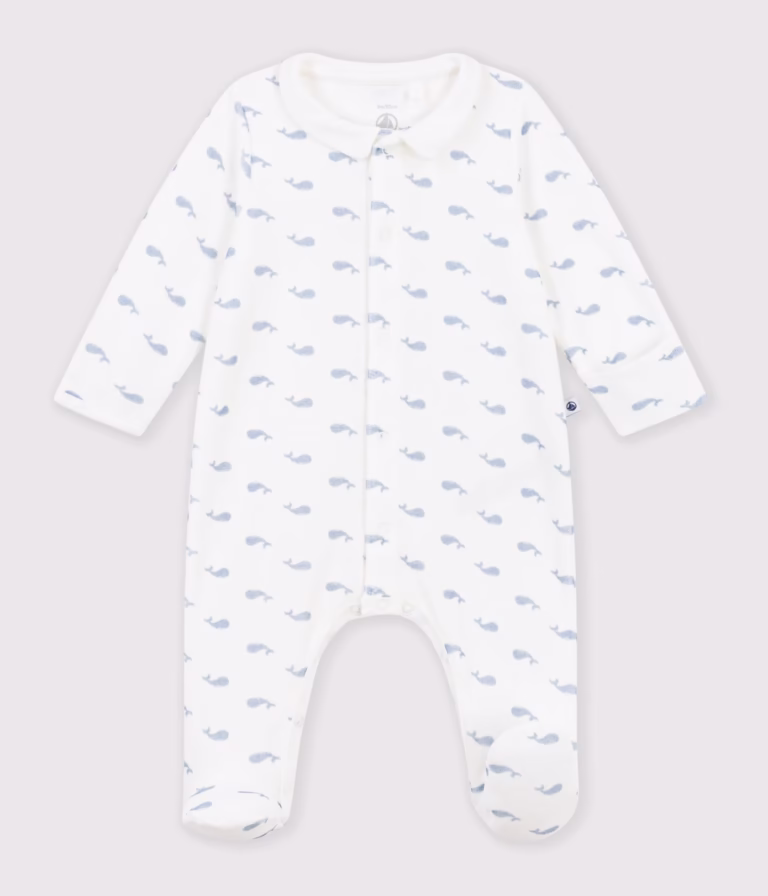 pyjama blanc petit coeur rouge (copie)