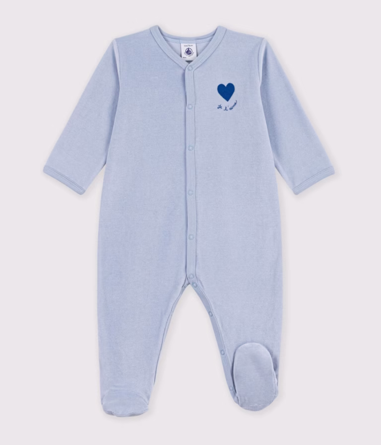 pyjama bleu je t'aime