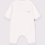 pyjama bleu coeurs blancs