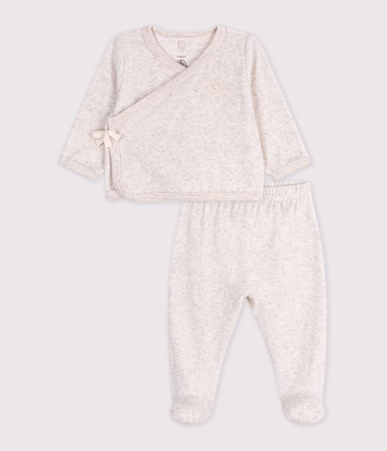 pyjama rose fleurs col volants (copie)