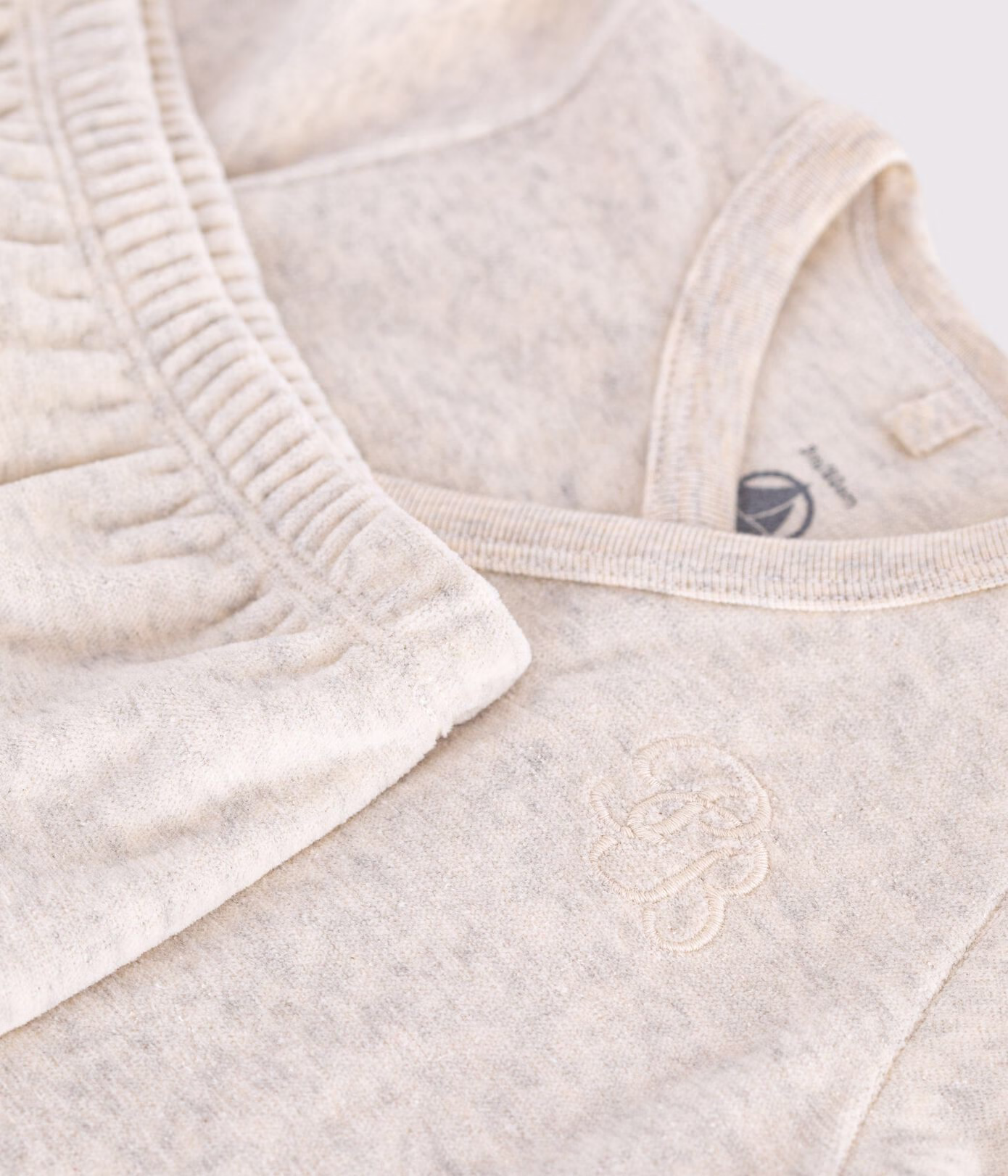 pyjama rose fleurs col volants (copie)