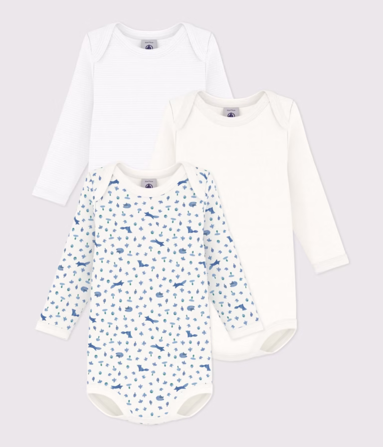 bodies ml ligné bleu et blanc coeurs (copie)