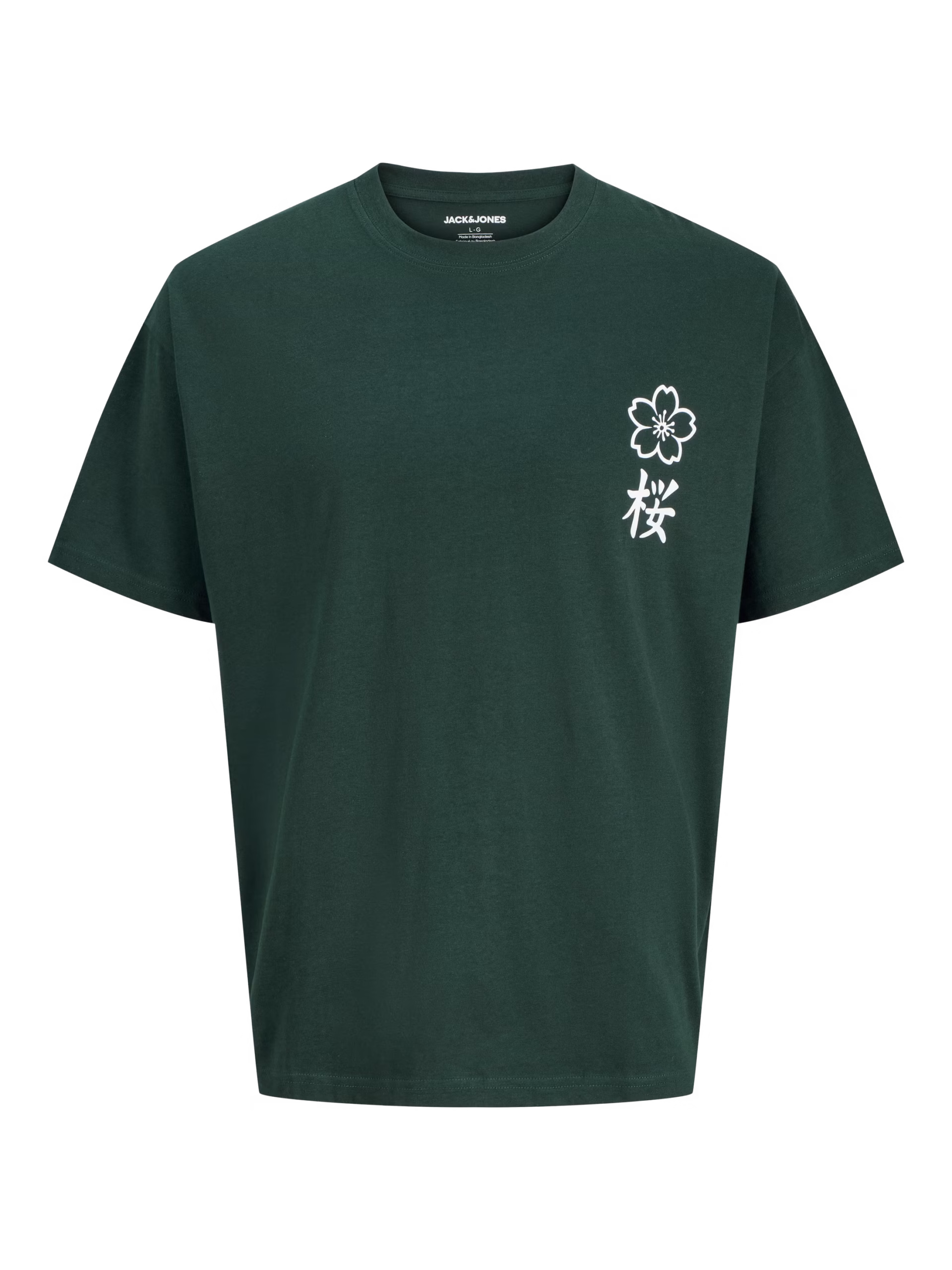 t shirt jjdylan vert sapin