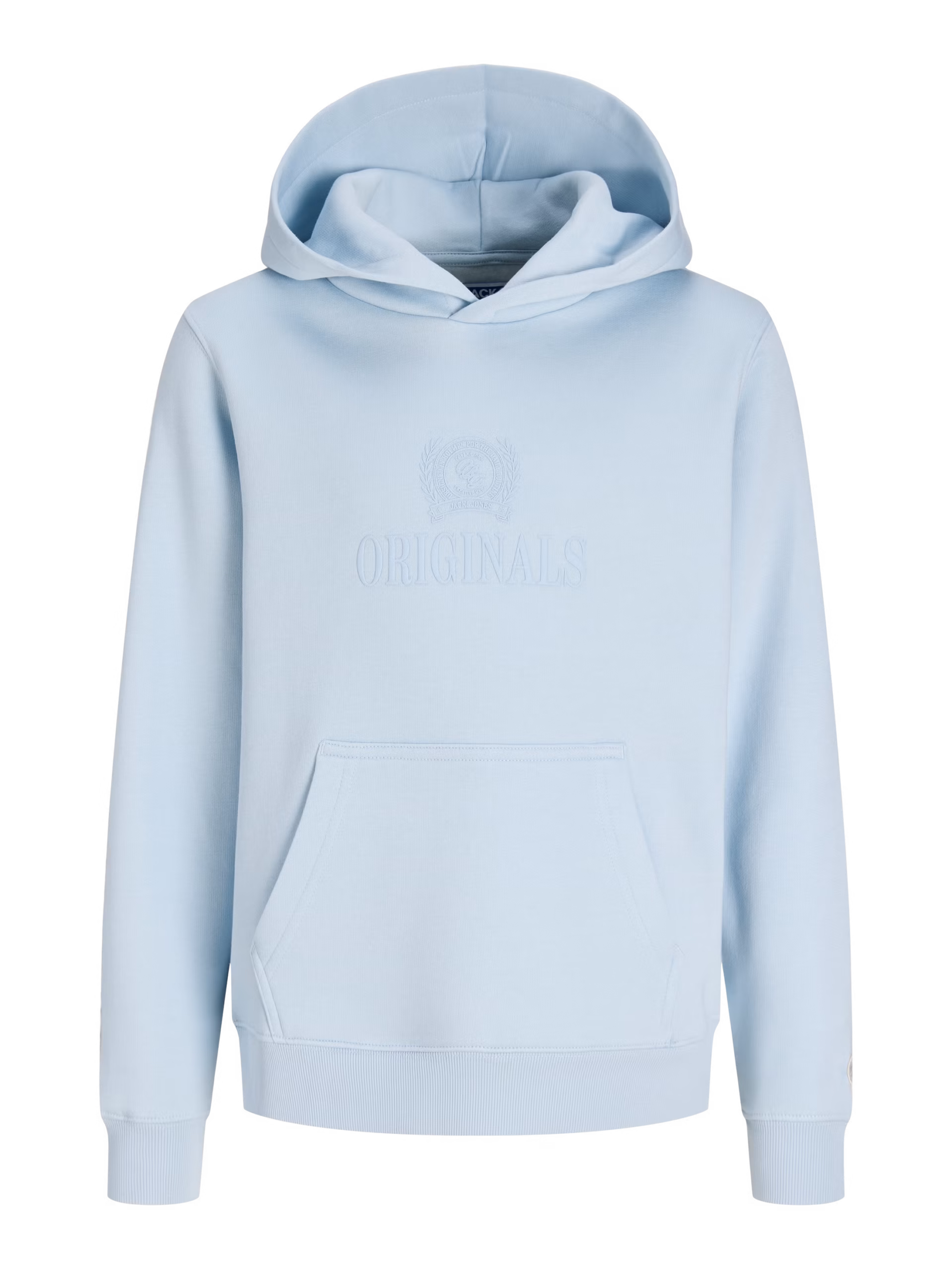 pull à capuche jj bleu ciel "originals"