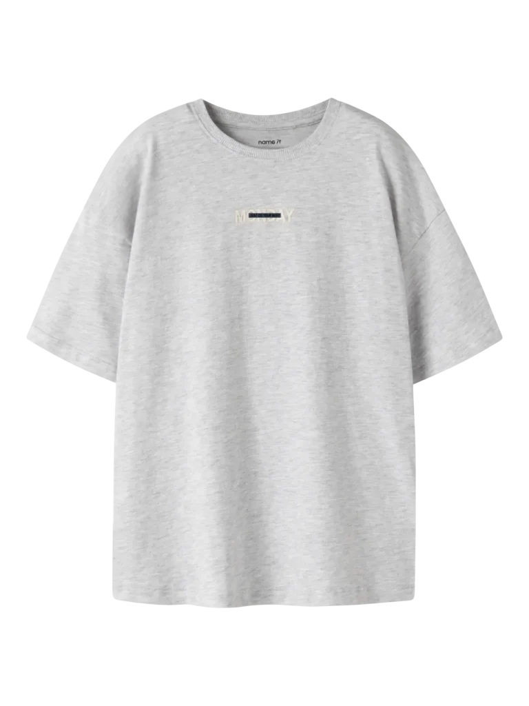 t shirt gris "monday"
