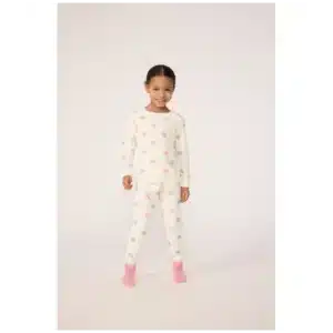 pyjama fille coton éponge coeur bleu marine (copie)