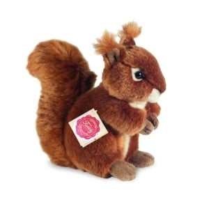 teddy hermann ecureuil roux 17 cm