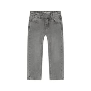 jean coupe large garçon denim gris clair