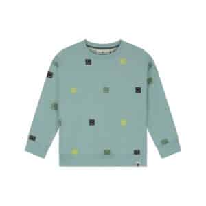 sweat garçon bleu aqua