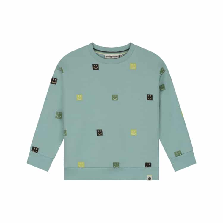 sweat garçon bleu aqua