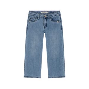 jean wide leg fille denim bleu clair