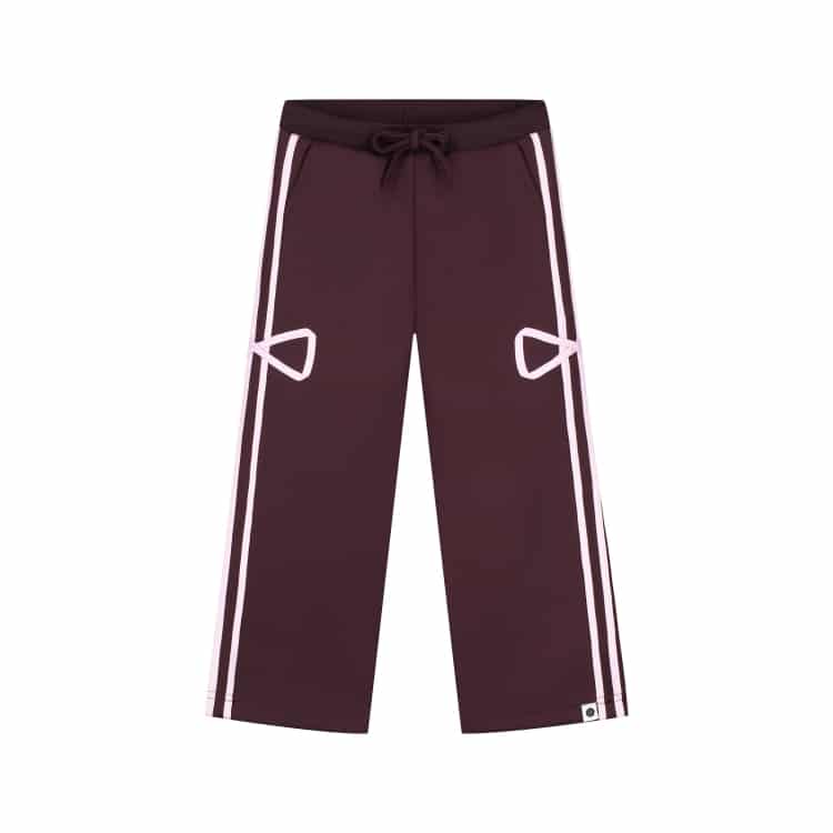 pantalon de jogging fille bordeaux