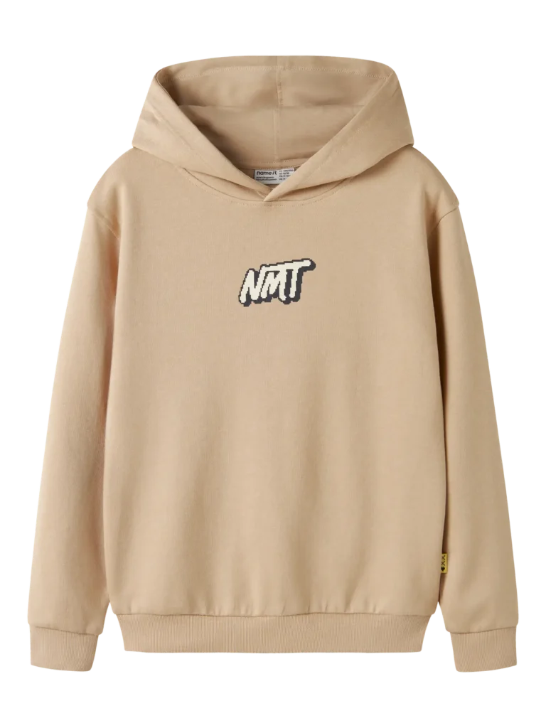 sweat à capuche "rocking all day" marron (copie)