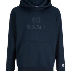 pull à capuche jj bleu marine "originals"
