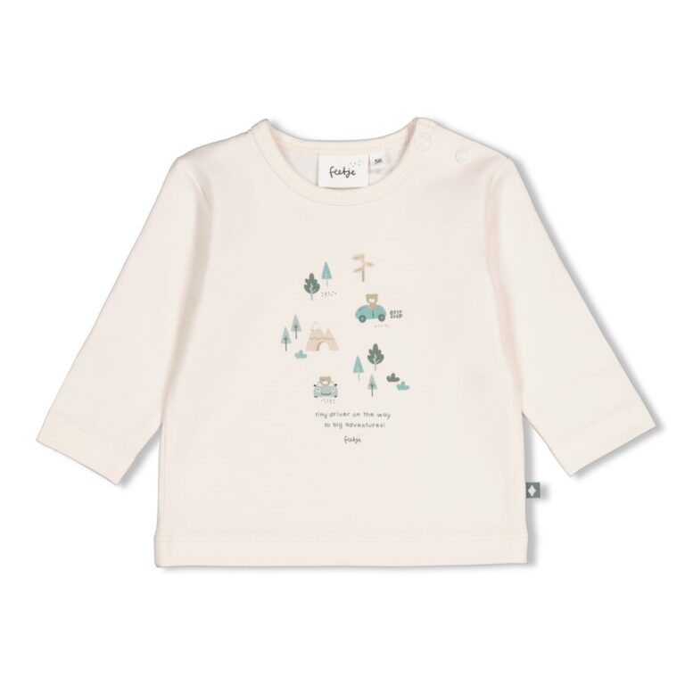 t shirt manches longues écru