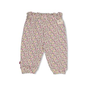 pantalon imprimé crème