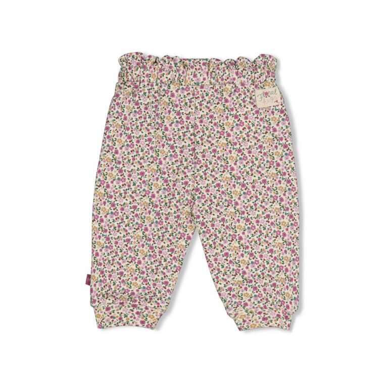 pantalon imprimé crème