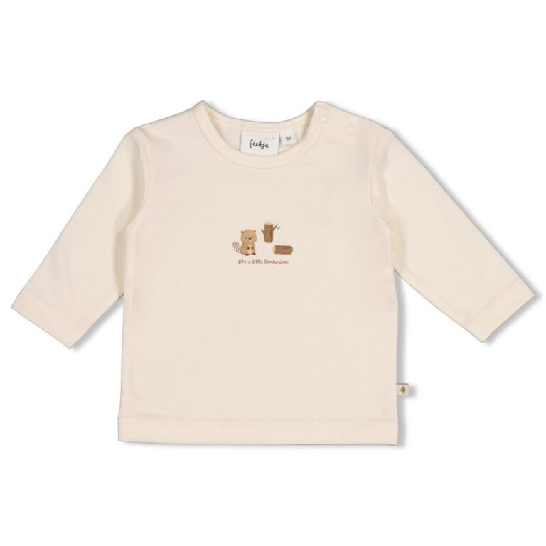 t shirt manches longues écru