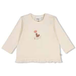 t shirt manches longues écru