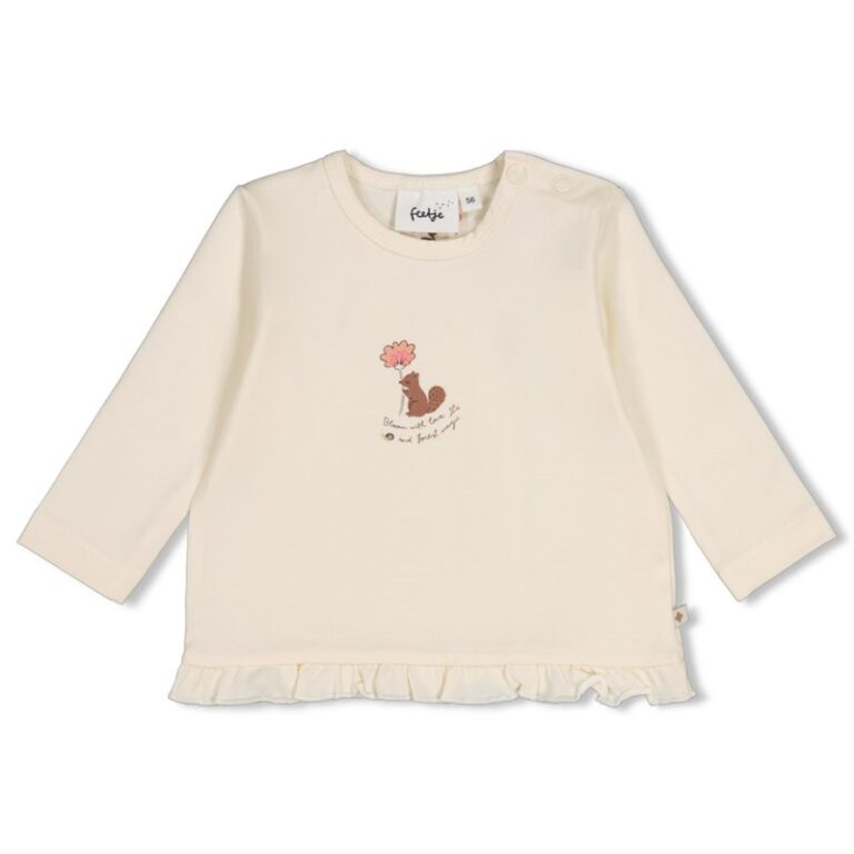 t shirt manches longues écru