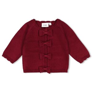 gilet en maille bordeaux