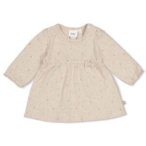 robe imprimée taupe chiné