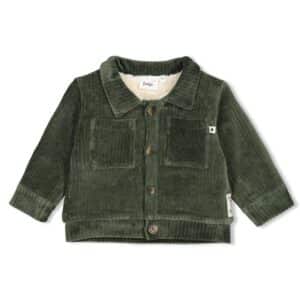 veste en velours côtelé vert