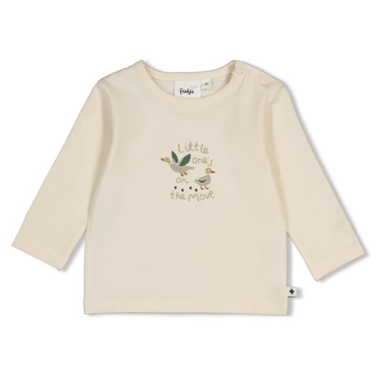 t shirt manches longues écru