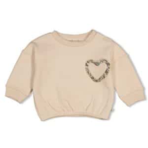 sweat oversize coupe boxy écru