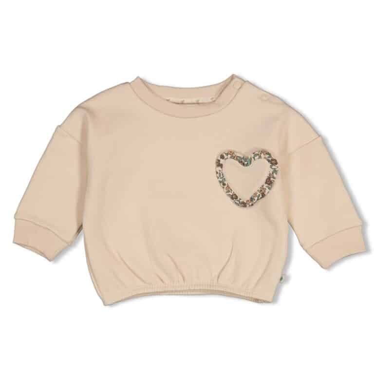 sweat oversize coupe boxy écru
