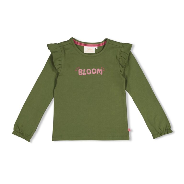 t shirt manches longues olive