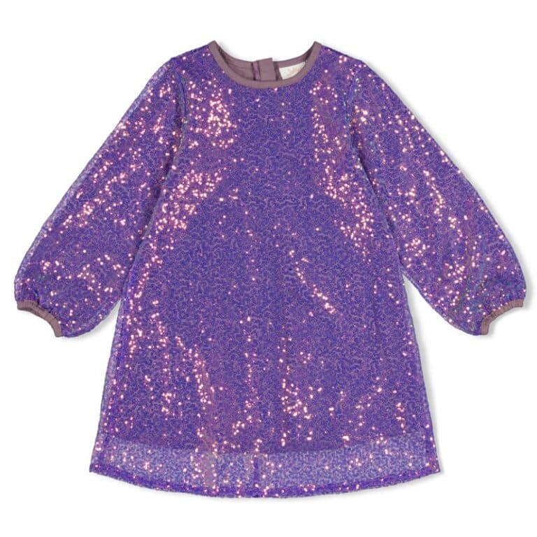 robe à sequins lilas
