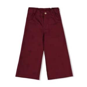 pantalon culotte bordeaux