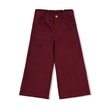 pantalon culotte bordeaux