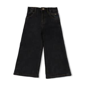 jean wide leg denim noir