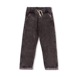pantalon en velours côtelé anthracite