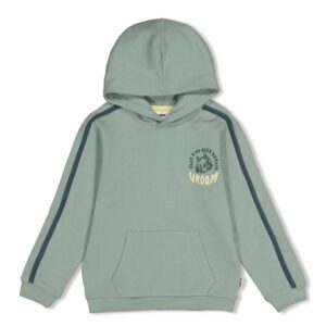 sweat à capuche vert jade