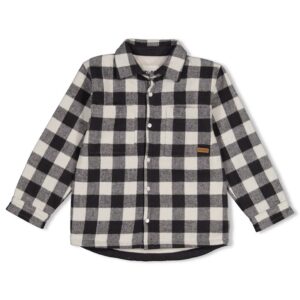 chemise à carreaux anthracite