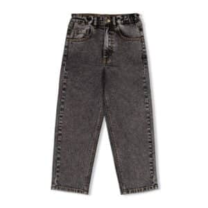 jean coupe ample denim gris