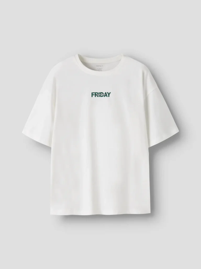 t shirt blanc "friday"