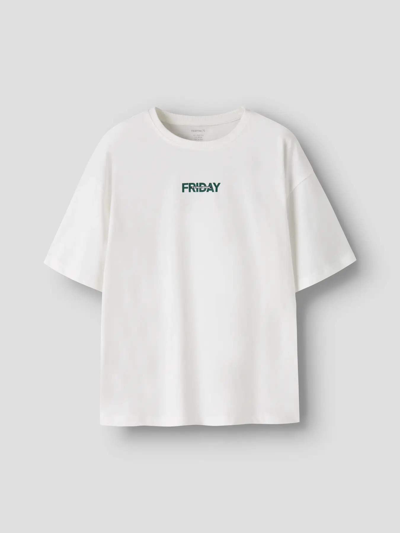 t shirt blanc "friday"
