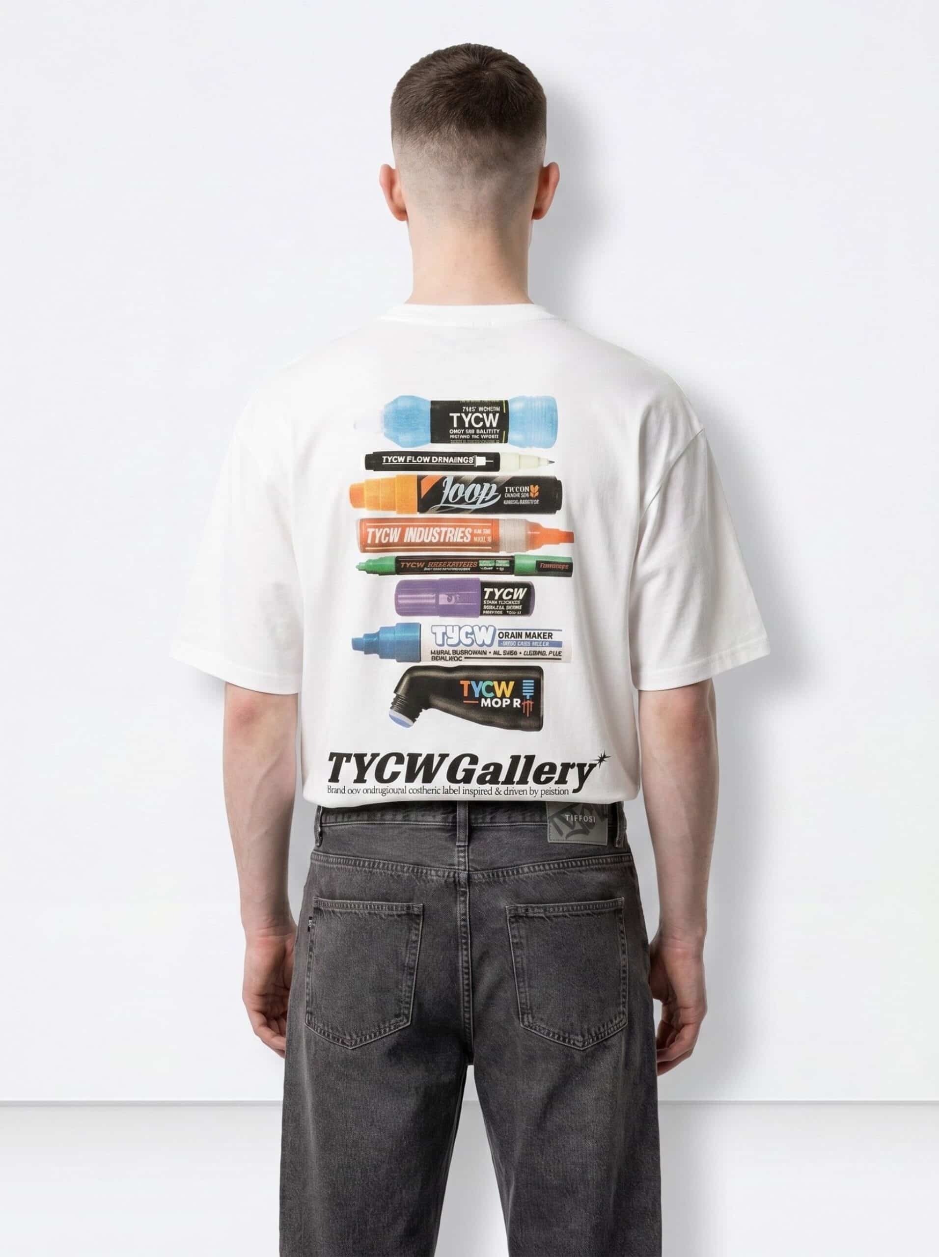 t shirt kaiser blanc