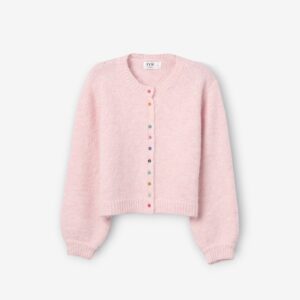 gilet woke rose poudré